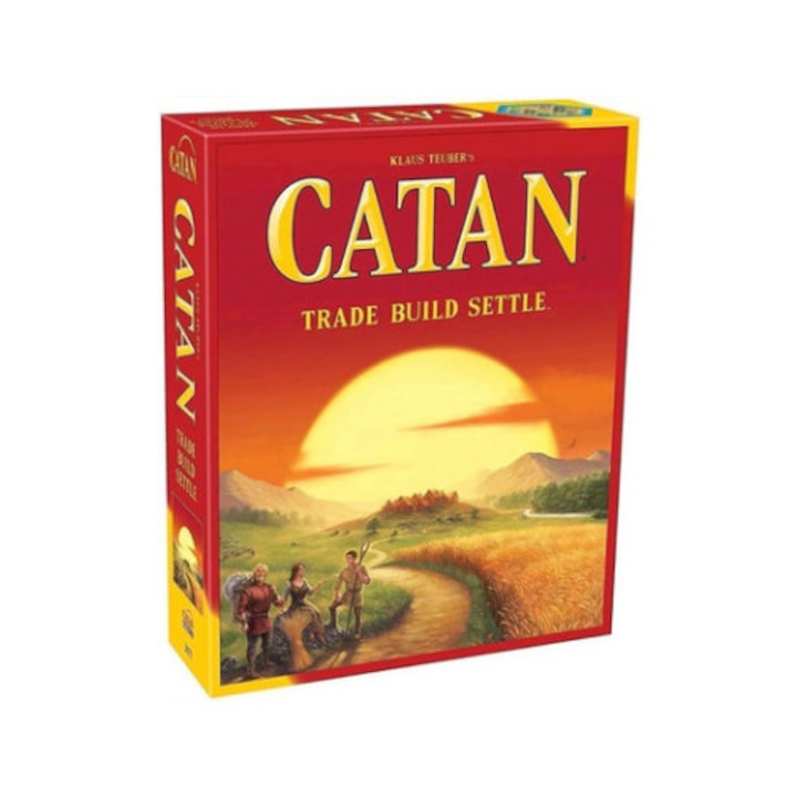 Társasjáték Párbaj, 2 játékos, 30 perc, Catan Basic, piros