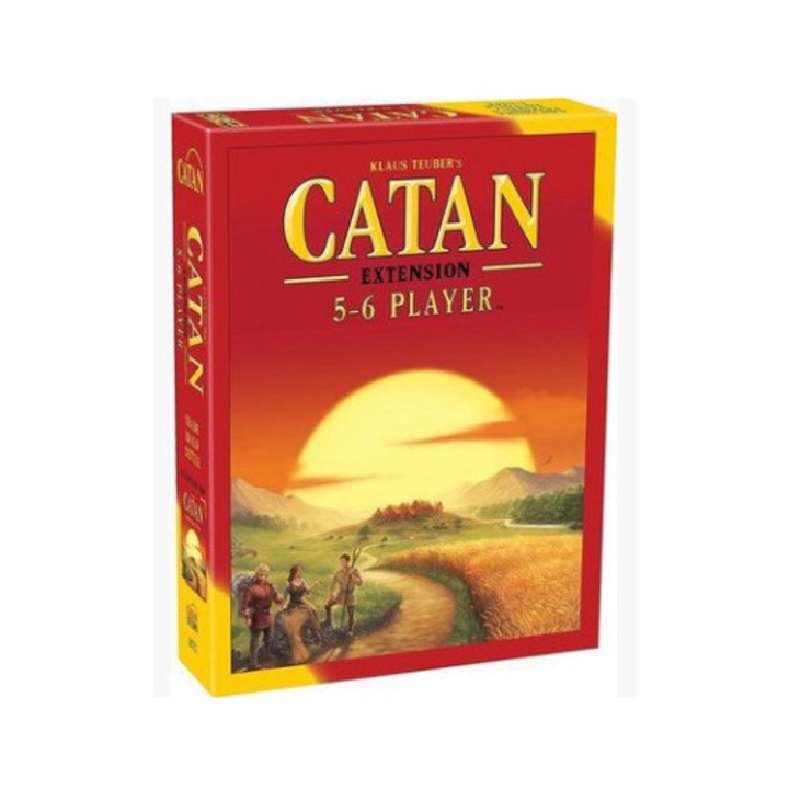 Joc de societate Duel, 2 jucatori, expansiune Catan Karan 5-6 jucatori, 30 minute de joc