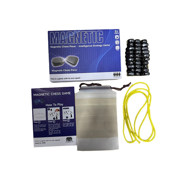 Mágneses társasjáték, 30 darabos, interaktív szórakozás, 330g, többszínű