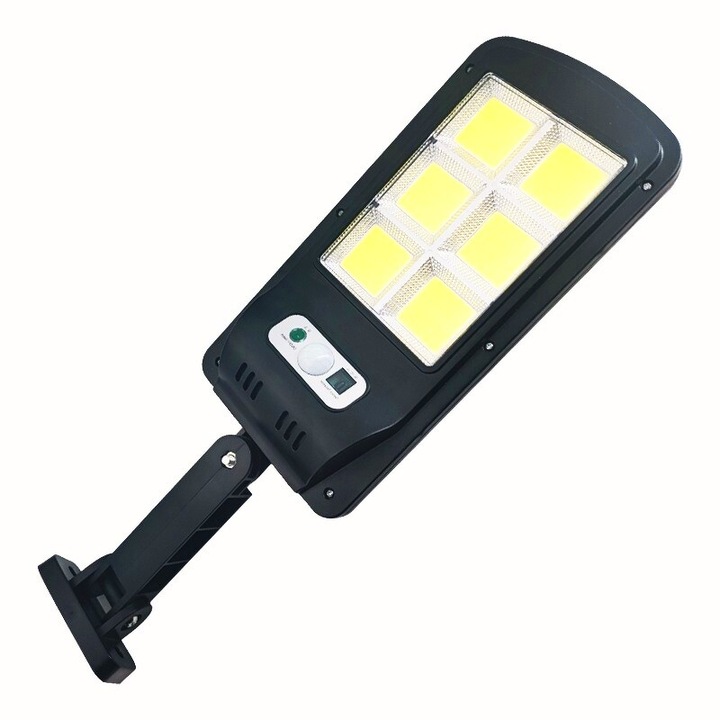 Lampa solara DAMUR, exterior LED, 2880 lumeni, IP65, alb rece, 36x11.5cm