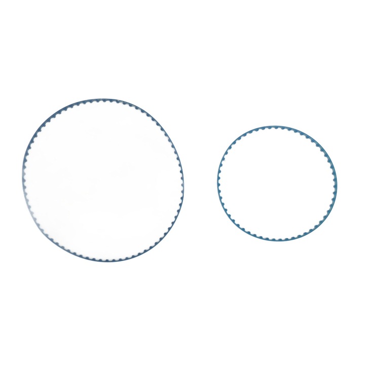 Комплект от 2 резервни ремъка за автоматична прахосмукачка за басейн, еластични, издръжливи, 100x1 см