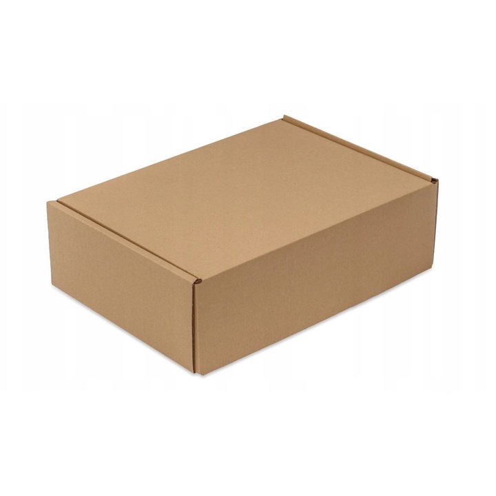 Cutie Din Carton, Neopak, Ambalaj Practic Si Estetic, Usor De Asamblat Fara Banda, Protejeaza Continutul La Transport Si Depozitare, Potrivita Pentru Cadouri, Cosmetice Si Ecommerce, Constructie Rezistenta, 21 x 16 x 7 cm, Maro