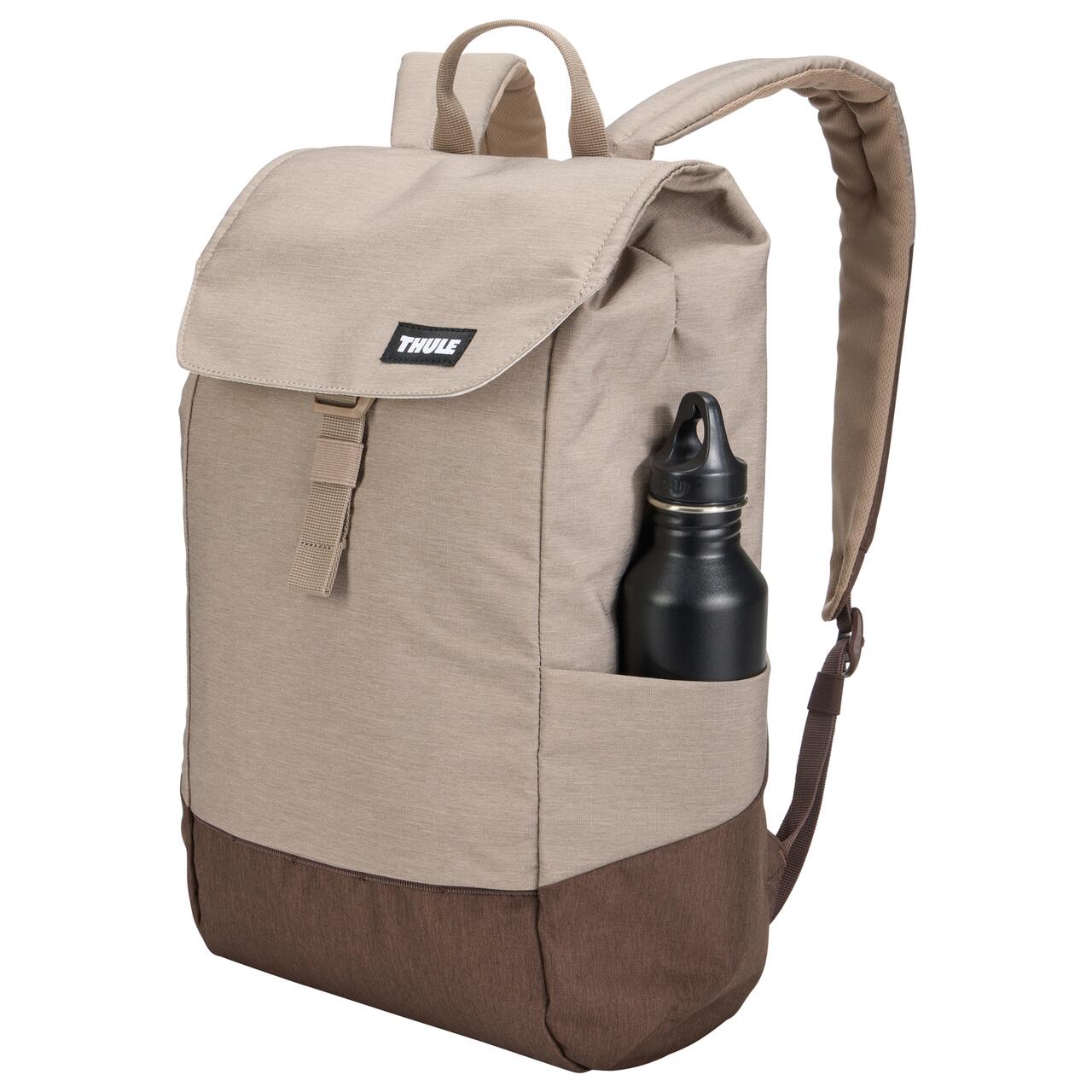 Rucsac urban cu compartiment laptop, Thule, Lithos, 16L, Nuanced Brown