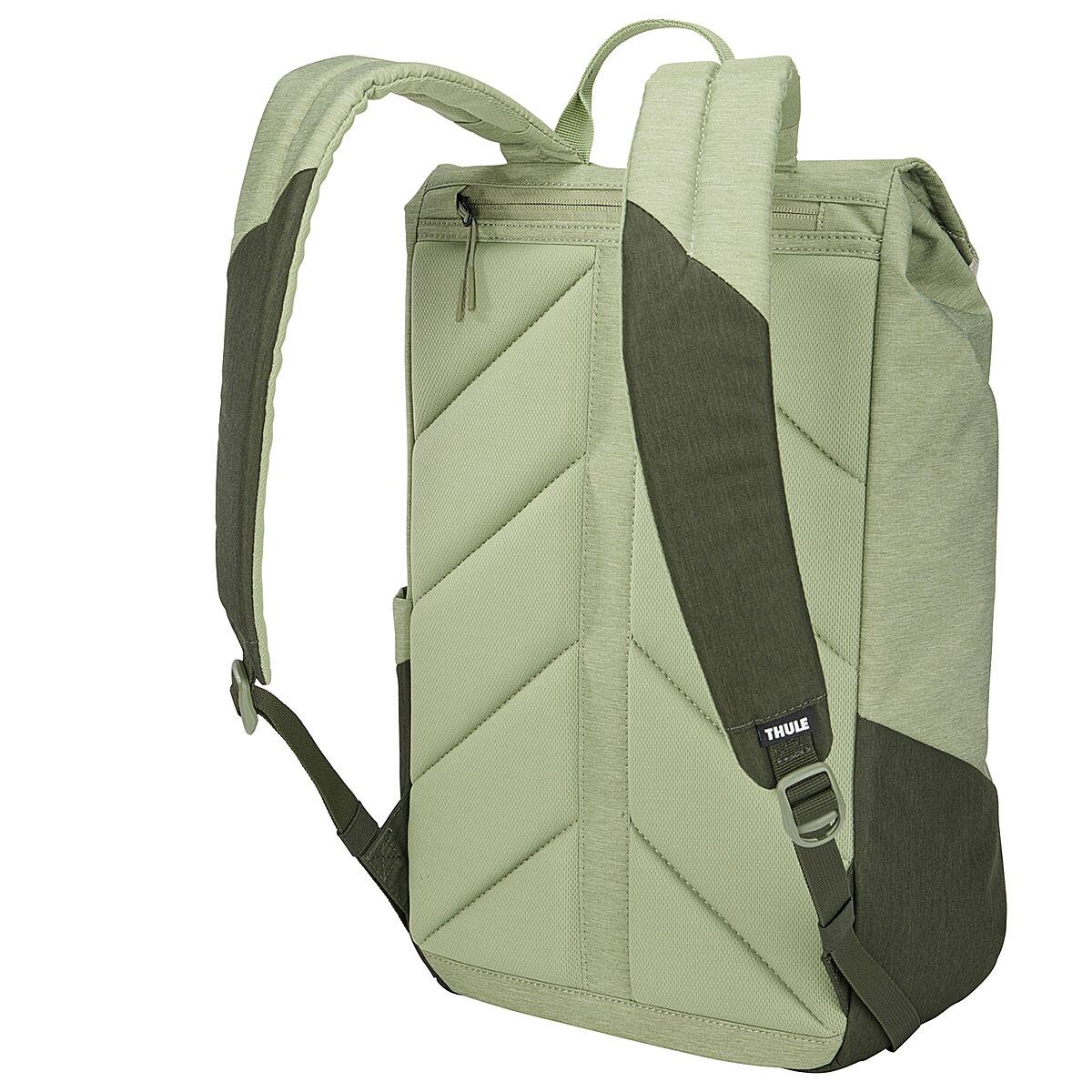 Rucsac urban cu compartiment laptop, Thule, Lithos, 16L, Quiet green