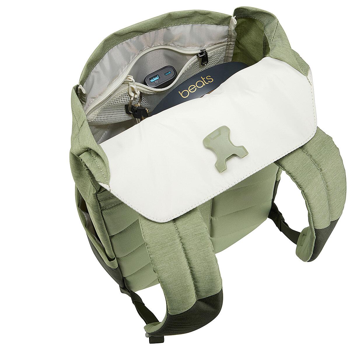 Rucsac urban cu compartiment laptop, Thule, Lithos, 16L, Quiet green