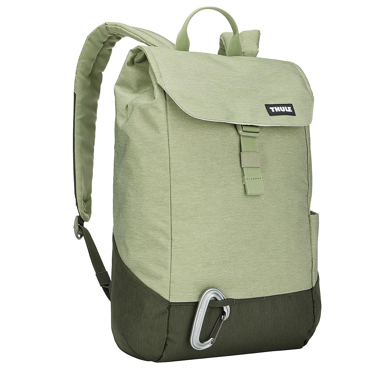 Rucsac urban cu compartiment laptop, Thule, Lithos, 16L, Quiet green