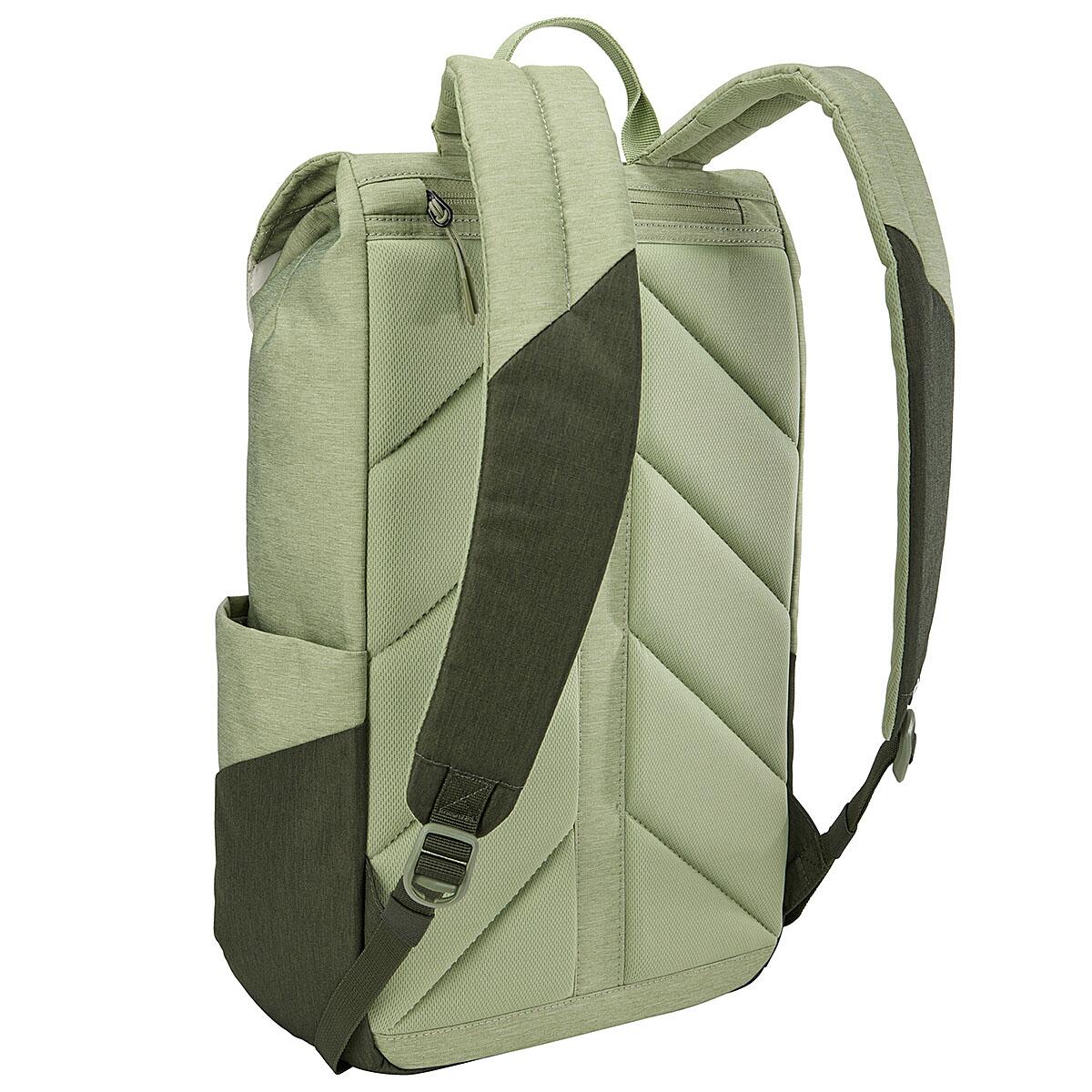 Rucsac urban cu compartiment laptop, Thule, Lithos, 16L, Quiet green