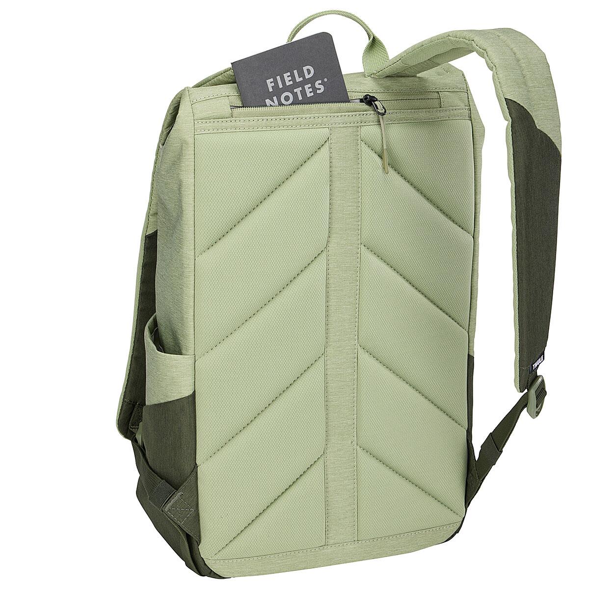 Rucsac urban cu compartiment laptop, Thule, Lithos, 16L, Quiet green
