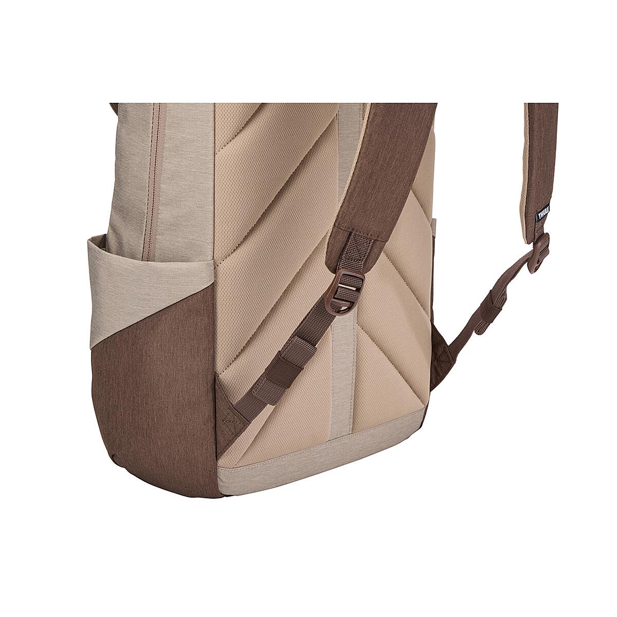 Rucsac urban Thule Lithos, 20L, maro nuanțat, compartiment laptop 16 inch, dimensiuni 31x19x46cm