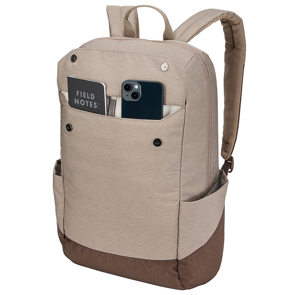 Rucsac urban Thule Lithos, 20L, maro nuanțat, compartiment laptop 16 inch, dimensiuni 31x19x46cm