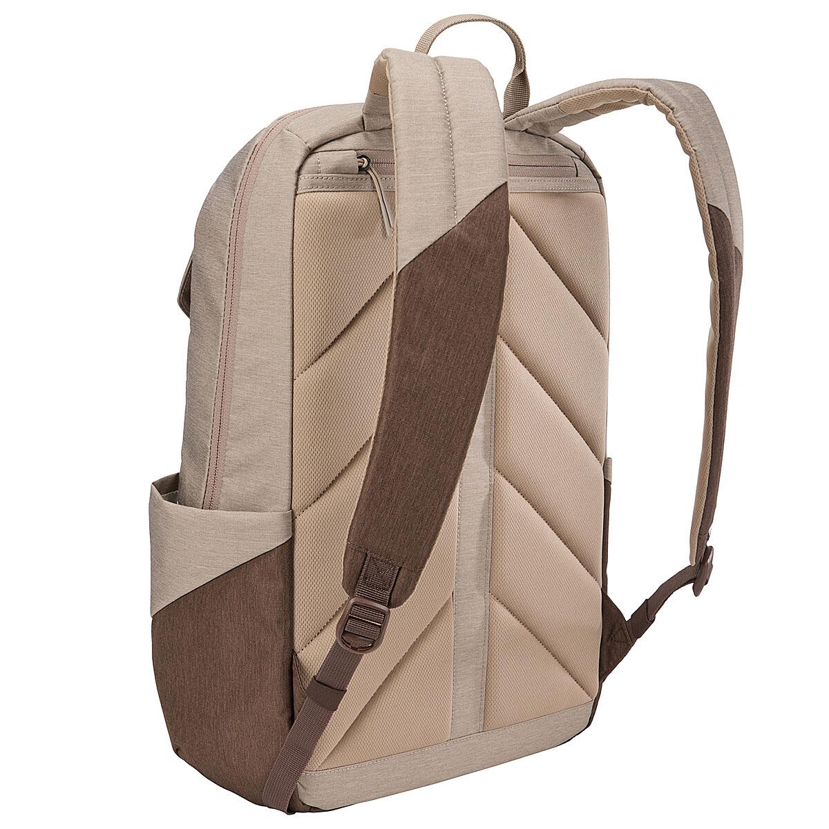 Rucsac urban Thule Lithos, 20L, maro nuanțat, compartiment laptop 16 inch, dimensiuni 31x19x46cm