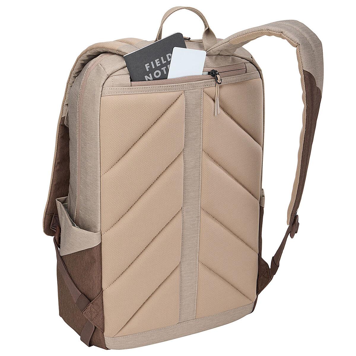 Rucsac urban Thule Lithos, 20L, maro nuanțat, compartiment laptop 16 inch, dimensiuni 31x19x46cm