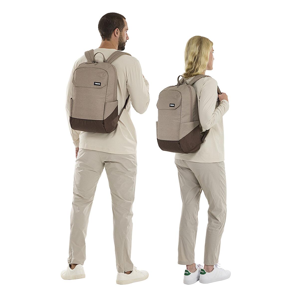 Rucsac urban Thule Lithos, 20L, maro nuanțat, compartiment laptop 16 inch, dimensiuni 31x19x46cm