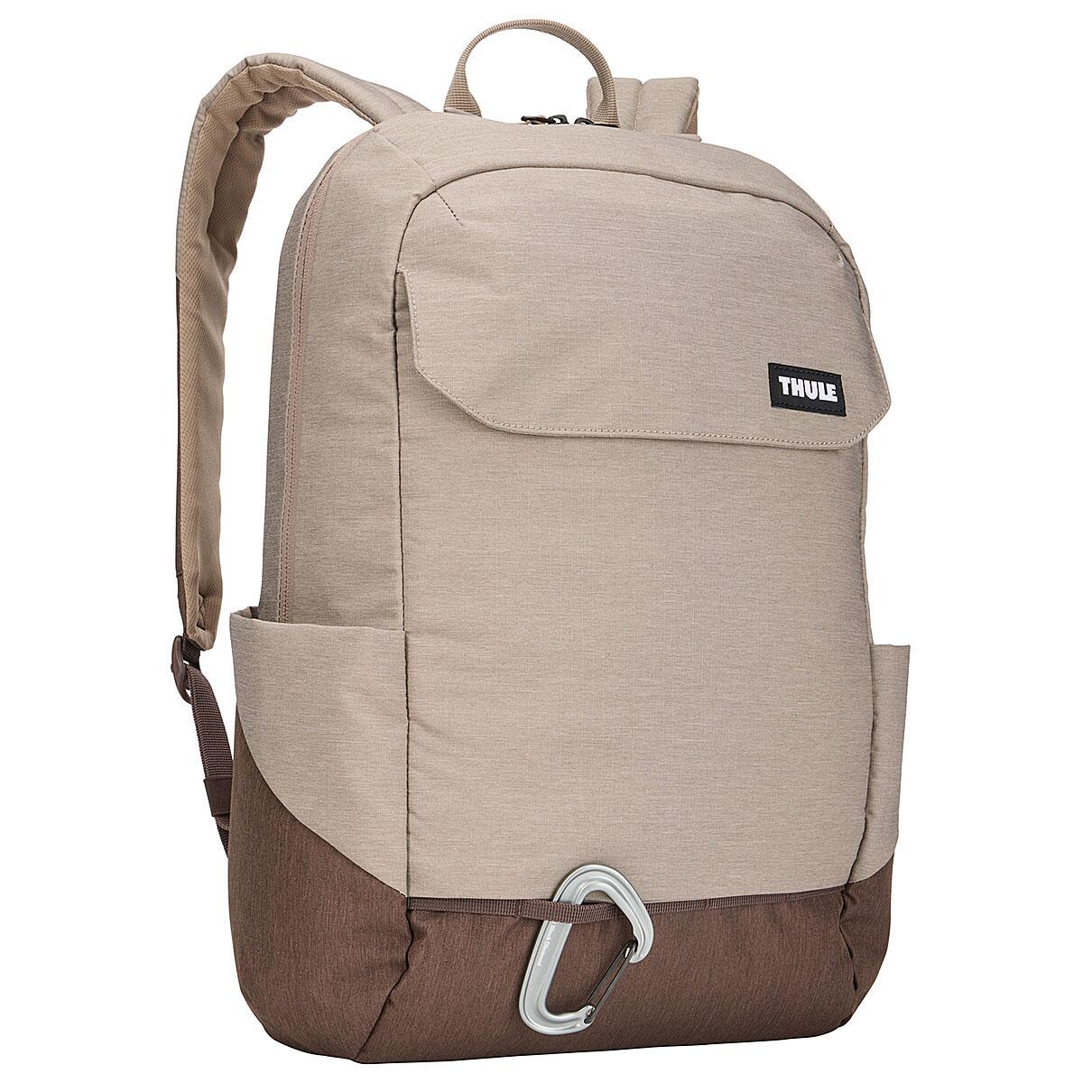 Rucsac urban Thule Lithos, 20L, maro nuanțat, compartiment laptop 16 inch, dimensiuni 31x19x46cm