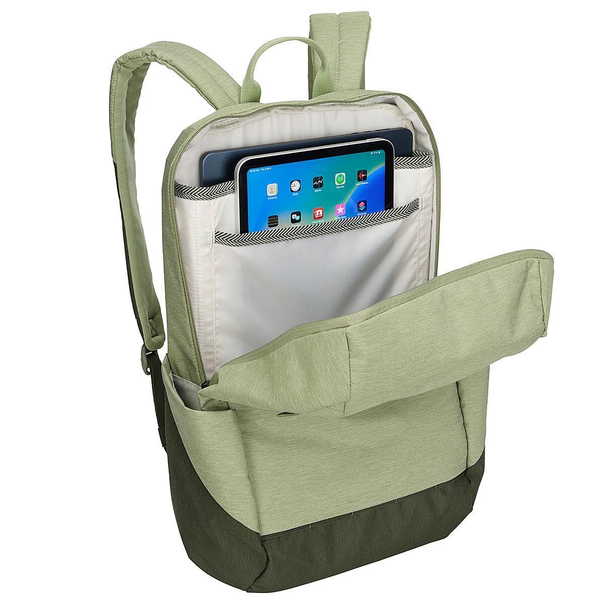 Rucsac urban cu compartiment laptop, Thule, Lithos, 20L, Quiet Green
