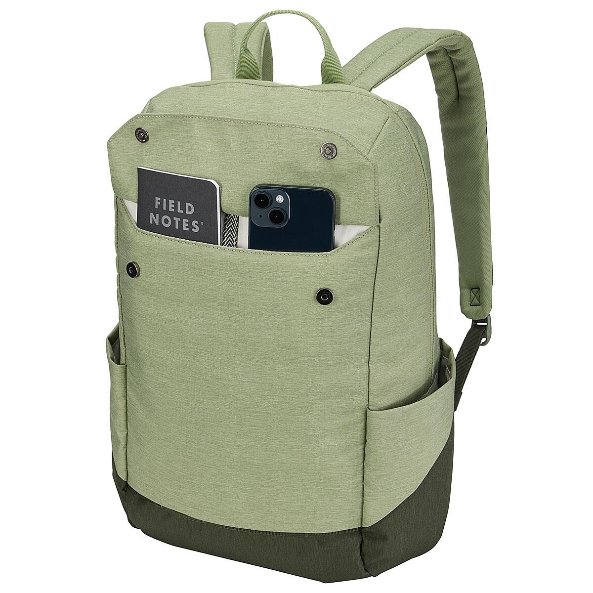 Rucsac urban cu compartiment laptop, Thule, Lithos, 20L, Quiet Green
