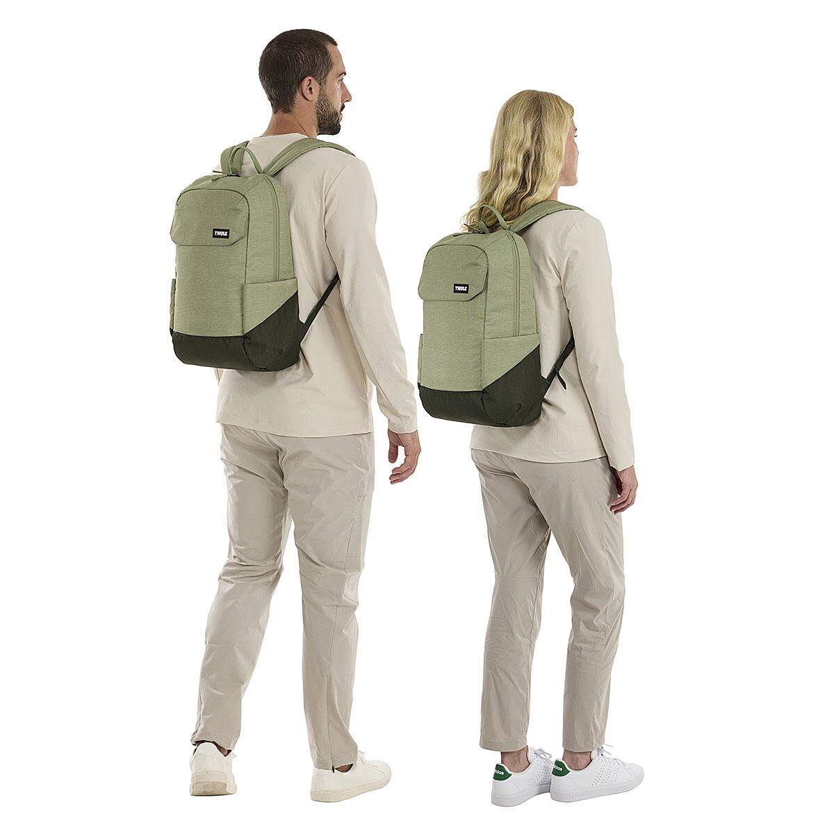 Rucsac urban cu compartiment laptop, Thule, Lithos, 20L, Quiet Green