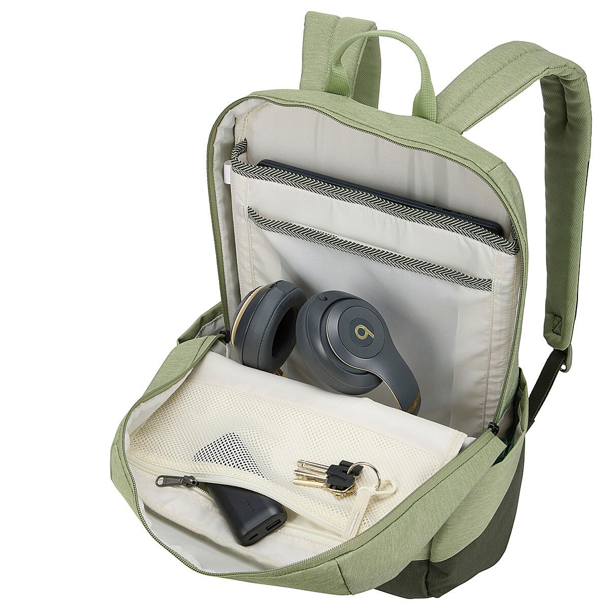 Rucsac urban cu compartiment laptop, Thule, Lithos, 20L, Quiet Green