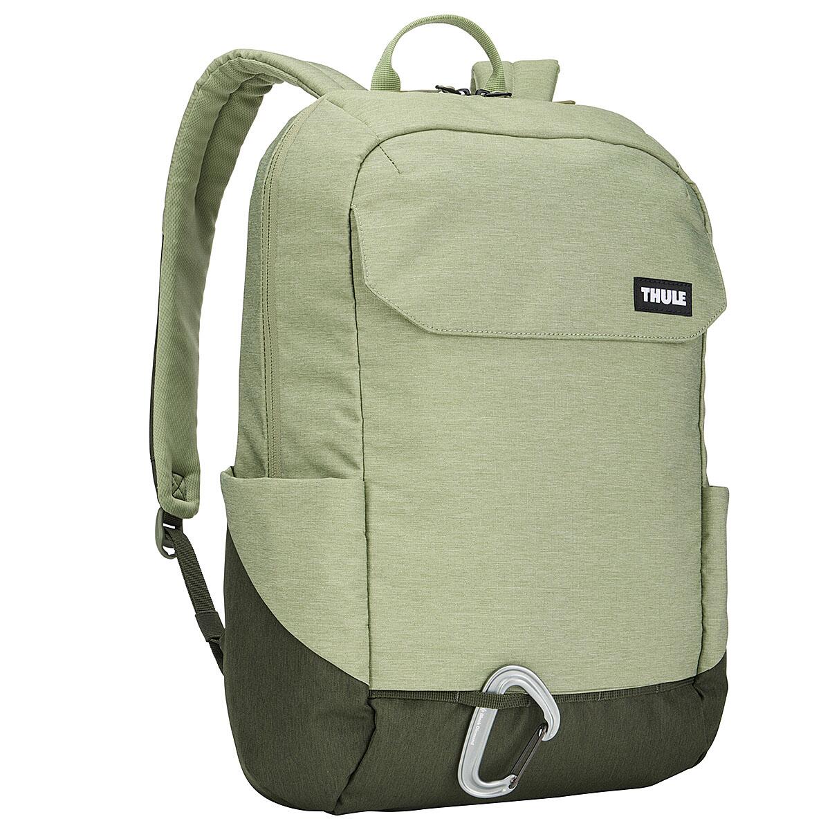 Rucsac urban cu compartiment laptop, Thule, Lithos, 20L, Quiet Green