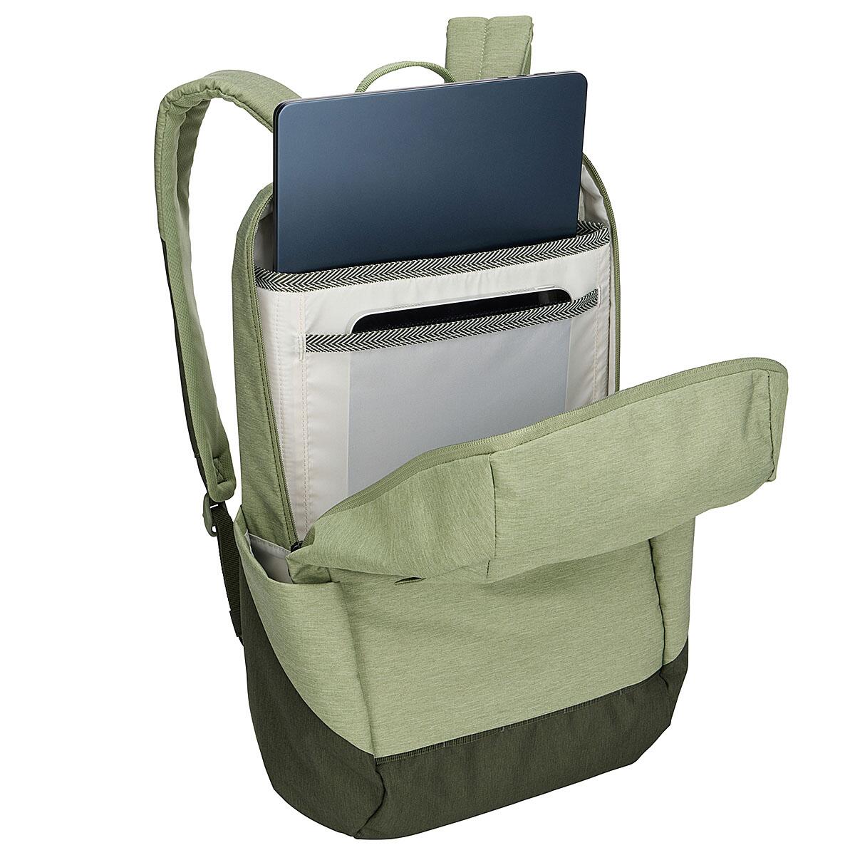 Rucsac urban cu compartiment laptop, Thule, Lithos, 20L, Quiet Green