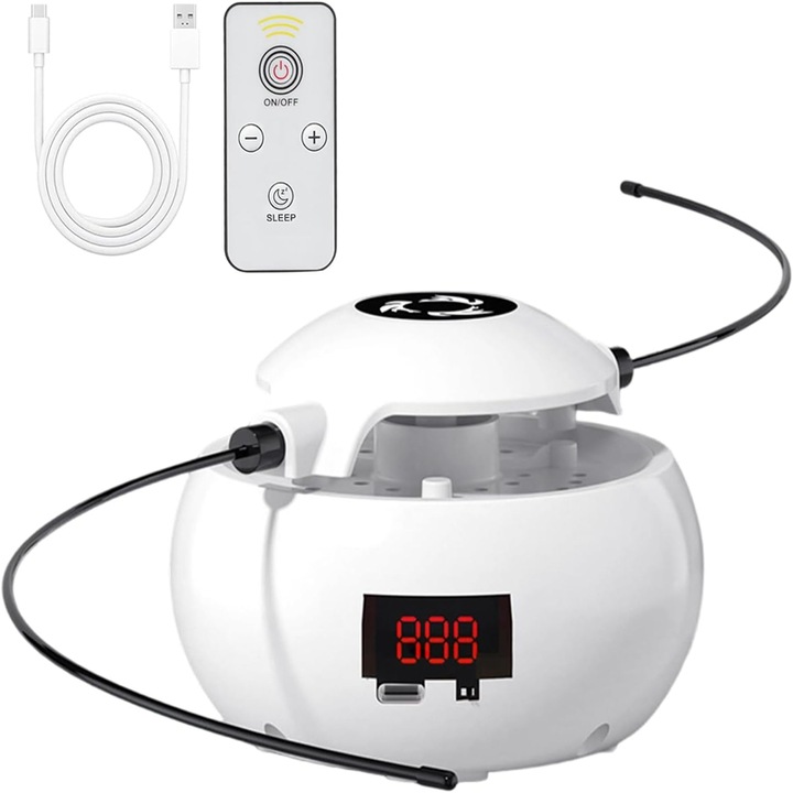 Coarda de sarit Automata, Bedee, Elibereaza-ti mainile, Numararea automata, Corzi de sarit pentru antrenament, Telecomanda + cablu de incarcare, pentru sala de sport de acasa, Alb