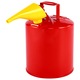 Bidon benzina de siguranta, 19 L, capac cu inchidere automata, opritor de flacara inoxidabil, rosu, 292x423mm
