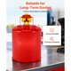 Bidon benzina de siguranta, 19 L, capac cu inchidere automata, opritor de flacara inoxidabil, rosu, 292x423mm