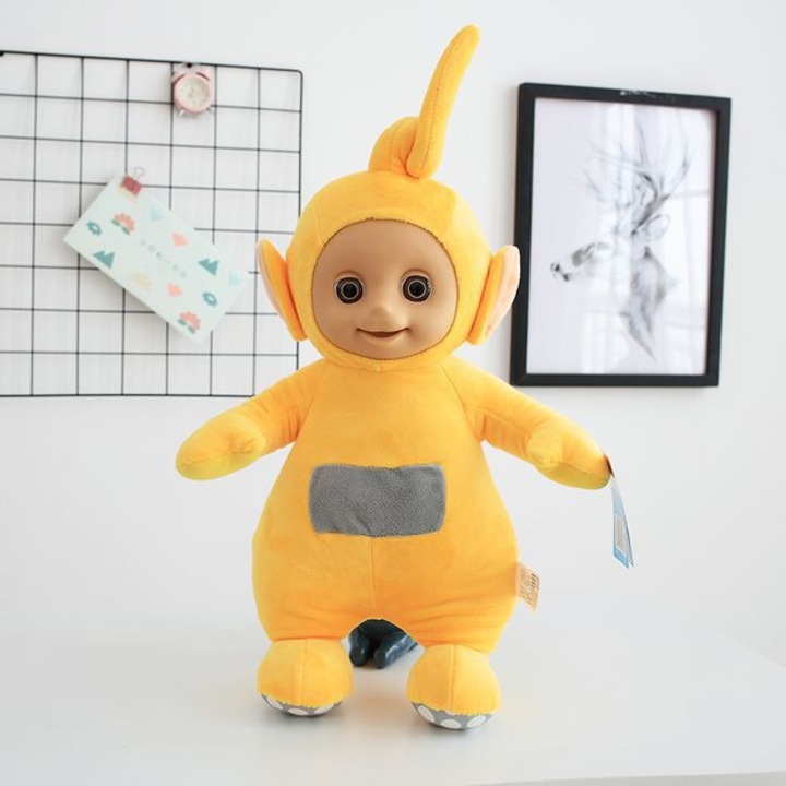 Jucarie de plus HERUSI Teletubbies 25cm moale alb