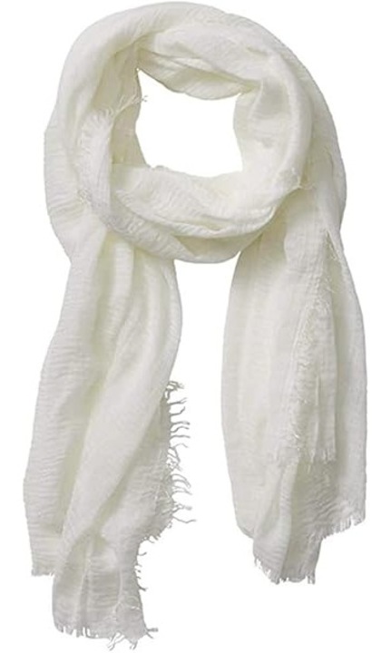 Esarfa dama HERUSI bumbac amestec, plisata, lunga, 180x90 cm, multicolor
