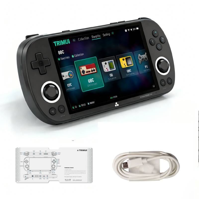 Consolă portabilă AjieQaQ TRIMUI Smart Pro, 64GB, Quad Core, ecran