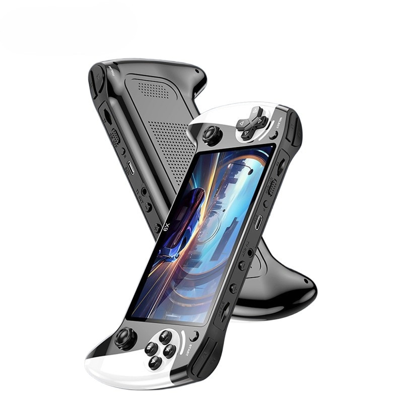 Consolă Portabilă Retro X9, Ecran IPS 5 "5", Peste 2000 Jocuri, Stocare Extensibilă 8 GB, Multicolor, 10, 9x10, 9x23, 9 cm