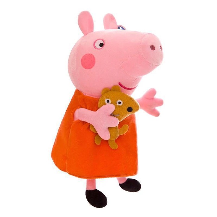 Плюшена играчка HERUSI Peppa Pig George Pig 30см
