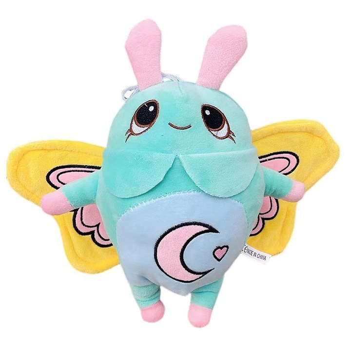 Плюшена играчка, Боби, усмихната дебела пеперуда, многоцветна