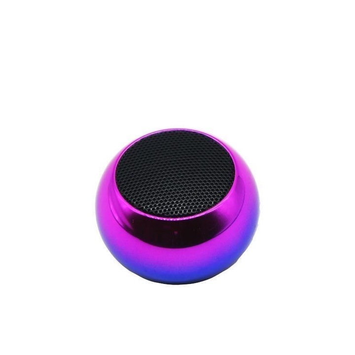 Boxa portabila Mini M3, Wireless, Bluetooth 5.1, 500mAh, Dimensiuni mici, volum mare, Actualizati la sunet de inalta calitate, rosu, Violet