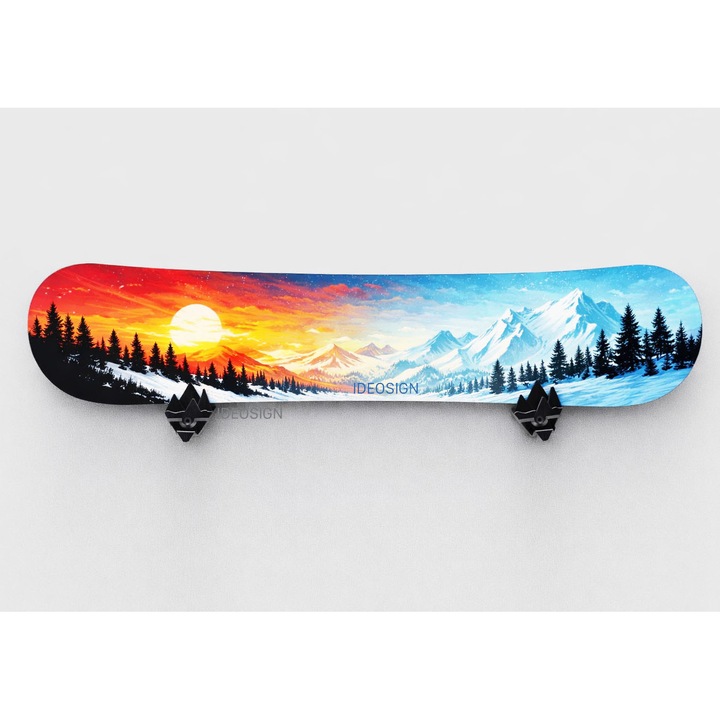 Set 2 Suporti de perete pentru placa snowboard