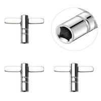 Set de 3 Chei Pentru Acordat Tobe SUPER TRENDS®, Accesorii Tobe si Percutie, Metal, Argintiu