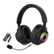 Casti gaming, SDLOGAL, BT 5.4, RGB light, cu microfon, Durata de viata a bateriei de 35 de ore, Pliabil, Negru