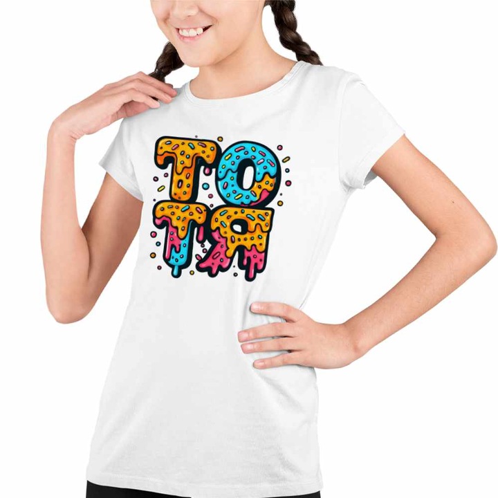 Tricou Copii Fete Six Seven Totr 67 Marvel Superhero, Fehér