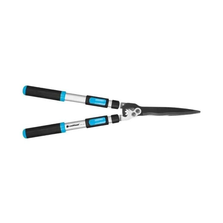 Foarfeca Telescopica pentru Gard Viu Cellfast, Lama 20 cm, Manere Extensibile 18 cm, Aluminiu, SAFETOUCH