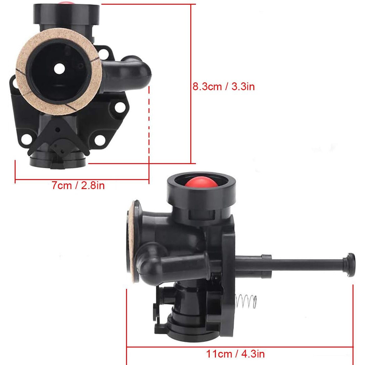 Карбуратор за двигател Briggs & Stratton B&S, съвместим с 09J000 795469 ...