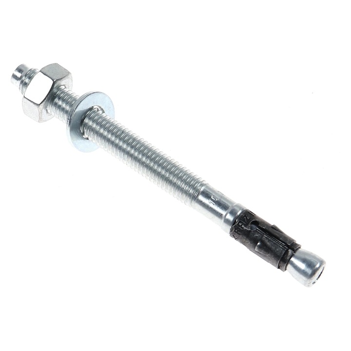 Fém dűbel II fázis 10/30, 115mm, 10mm, acél, fehér horganyzott