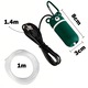 Pompa de aer silentioasa pentru acvariu, Garsonal®, Port USB, 1.5 l/min, 1W, Portabila, 30x80 mm, Pentru exterior, pescuit si intreruperi de curent, Verde