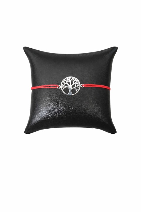 Bratara argint Tree of Life, reglabilă, element argint 925, 17x12mm