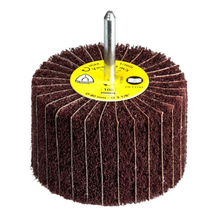 Perie abraziva Klingspor NCS 600, 40x20x6mm, granulatie 100, pentru inox si plastic