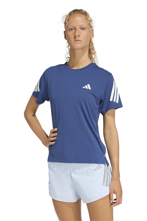 adidas Performance, Tricou pentru alergare Adi365, Alb/Albastru prafuit