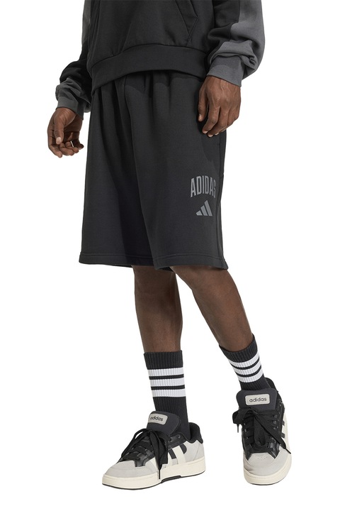adidas Sportswear, Pantaloni scurti cu buzunare laterale Collegiate, Negru