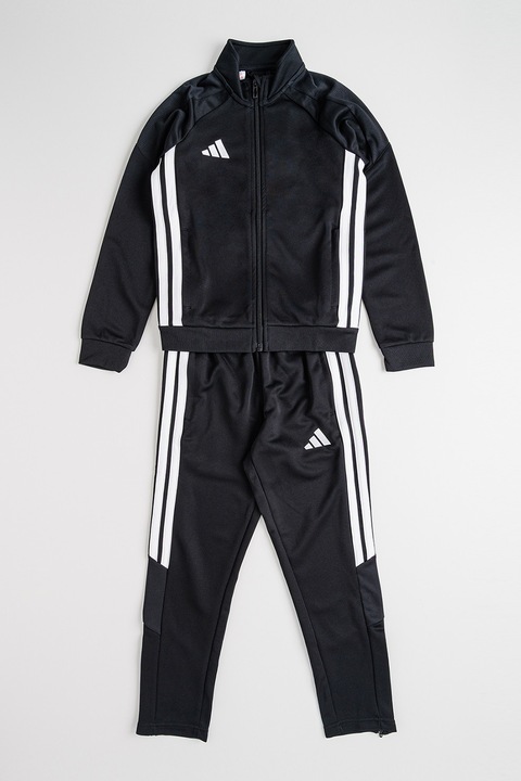 adidas Performance, Футболен екип TIRO с цип, Бял/Черен
