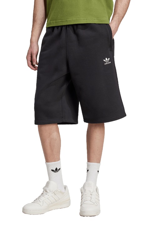 adidas Originals, Pantaloni scurti din amestec de bumbac, Negru