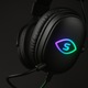 Casti gaming s-Eye Battletron cu sunet surround 360 grade RGB, microfon flexibil USB si pernite over ear confortabile