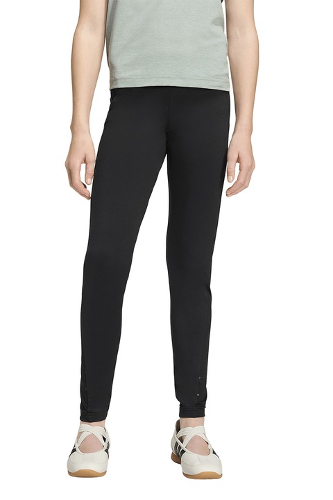 adidas Sportswear, Glam Essentials leggings, Fekete/Ezüstszín